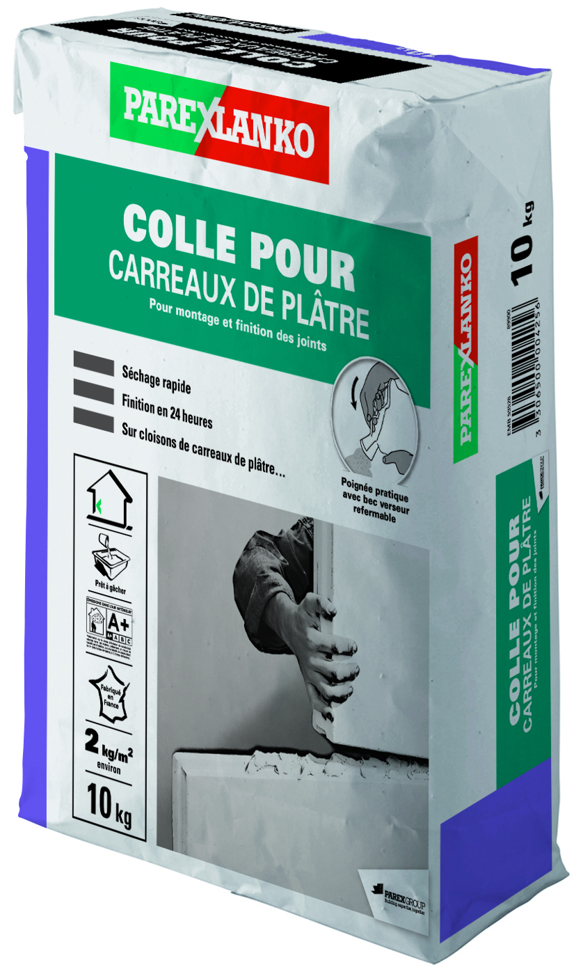 Colle pour carreaux de plâtre 10kg - PAREXLANKO